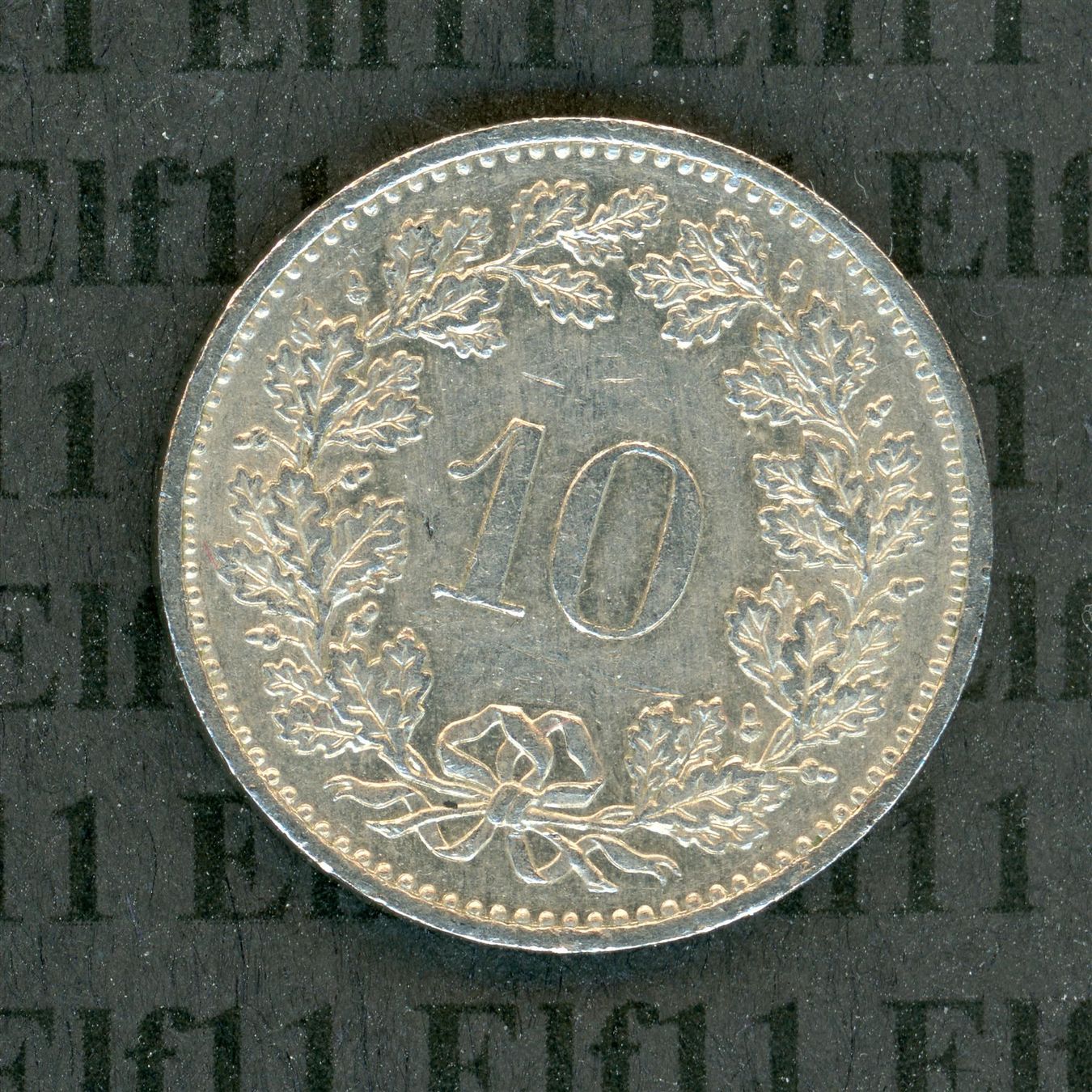 Tutti le monete: CHF___0.10 1984 -vz 10 Rappen – Usato da Widnau venduto da Elf11 1