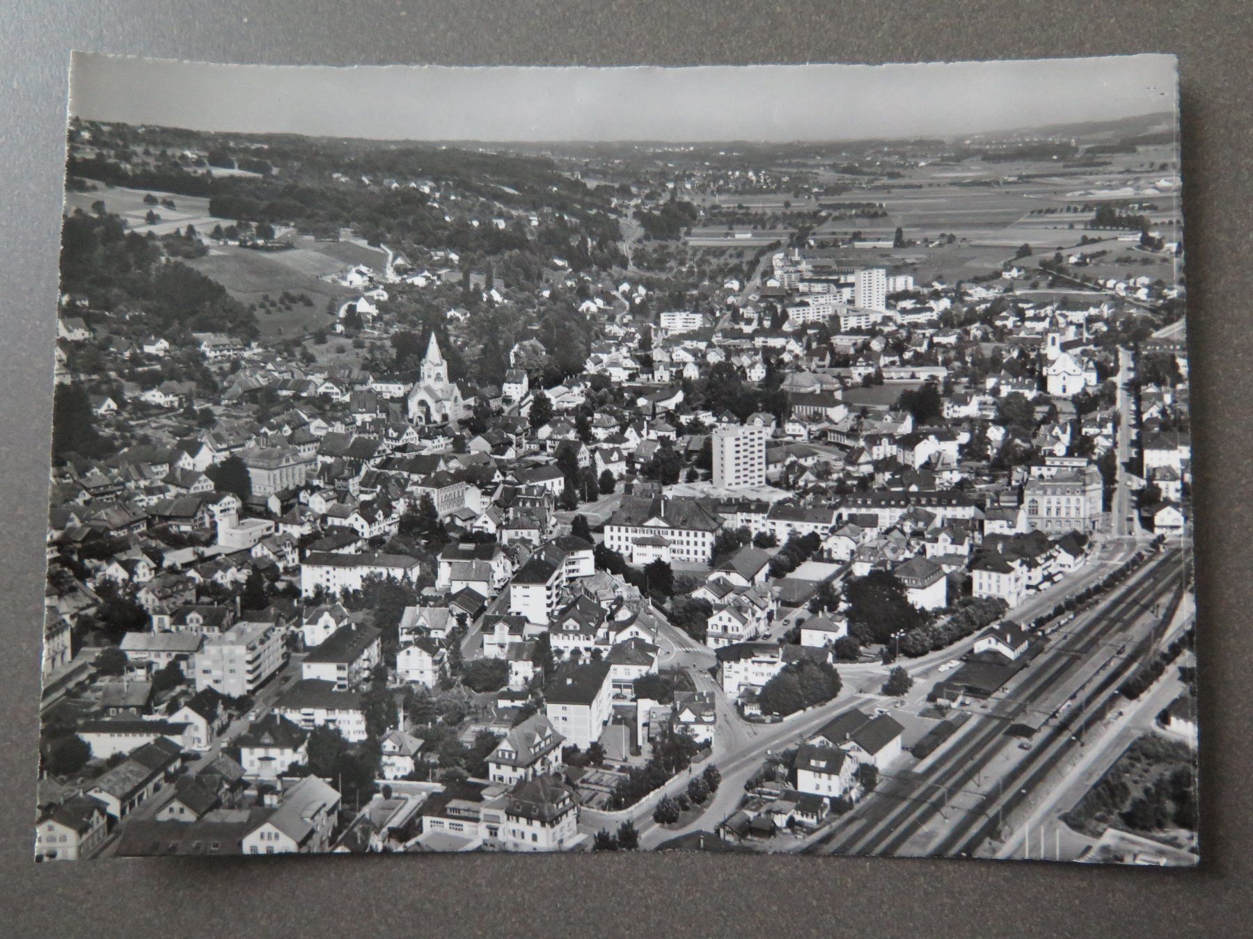 Cartoline postali: WEINFELDEN - FLUGAUFNAHME – Usato da Wittenbach venduto da lipasal