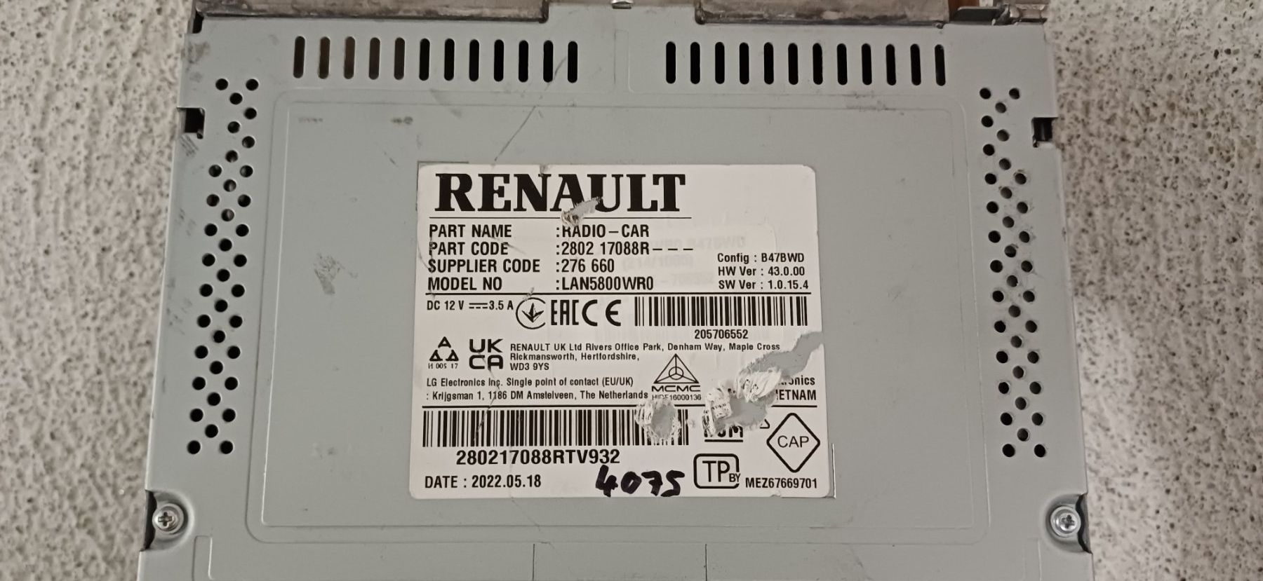 Radio: Renault/Dacia/Opel Medianav Evolution – Usato da Fraubrunnen venduto da Rh3313bzh 6