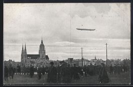 München, Zeppelins grosse Fernfahrt am 
