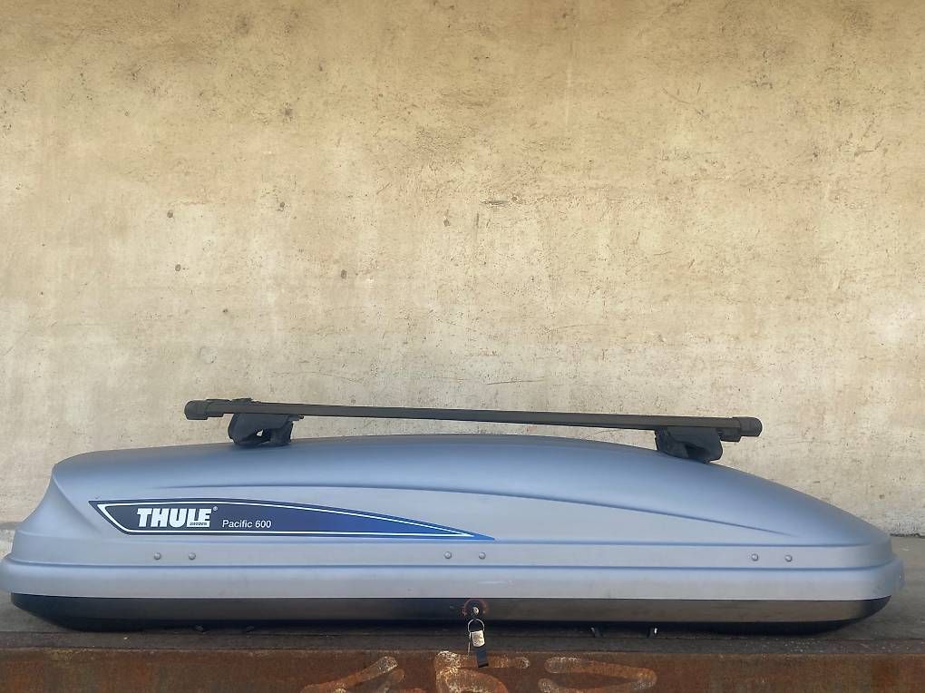 Box da tetto: XL Dachbox Thule Pacific 600 mit oder ohne Träger – Usato da Leuzigen venduto da Doppelrad