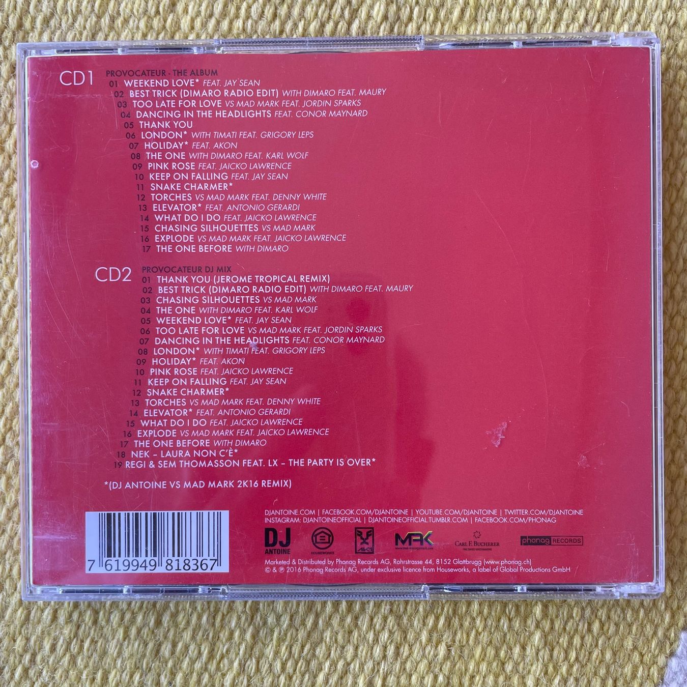 CDs: DJ ANTOINE-2CD PROVOCATEUR – D'occasion à Rorschacherberg par CD-Roli 1