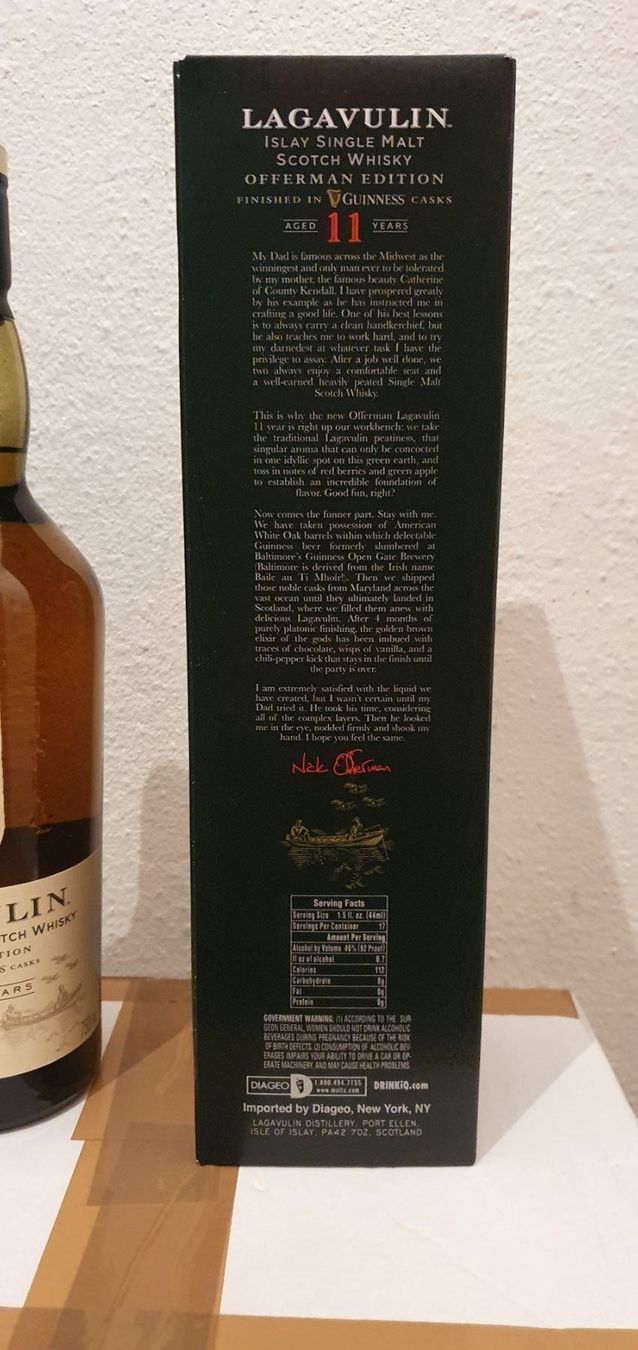 Lagavulin Bevande alcoliche: Lagavulin 11y Offerman Edition (No2) – Nuovo e nell'imballaggio originale da Langnau am Albis venduto da jer_pm72 4