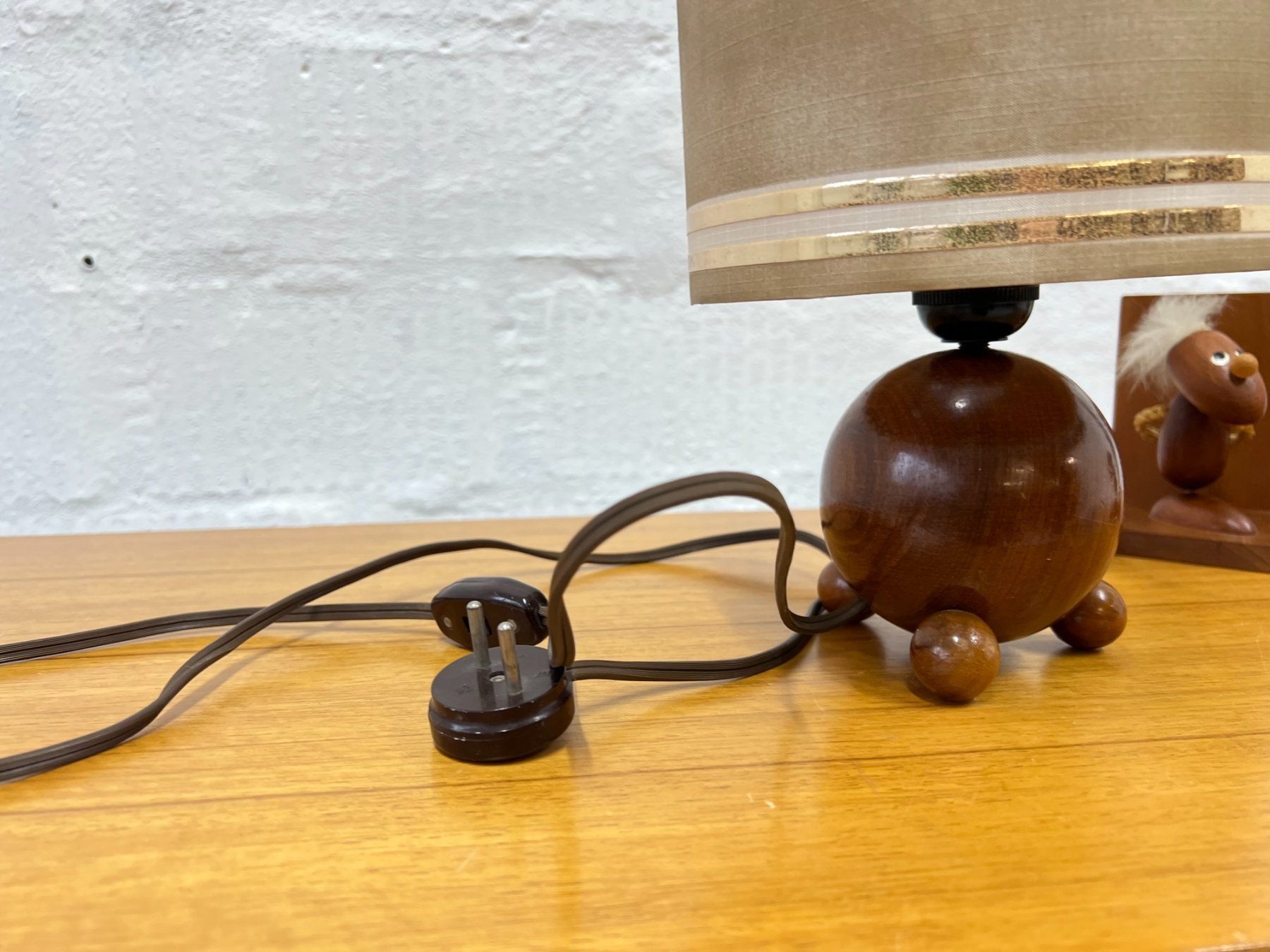 Lampade: Vintage Tischlampe - Teakholz – Usato da Walzenhausen venduto da stilvollwohnen 7