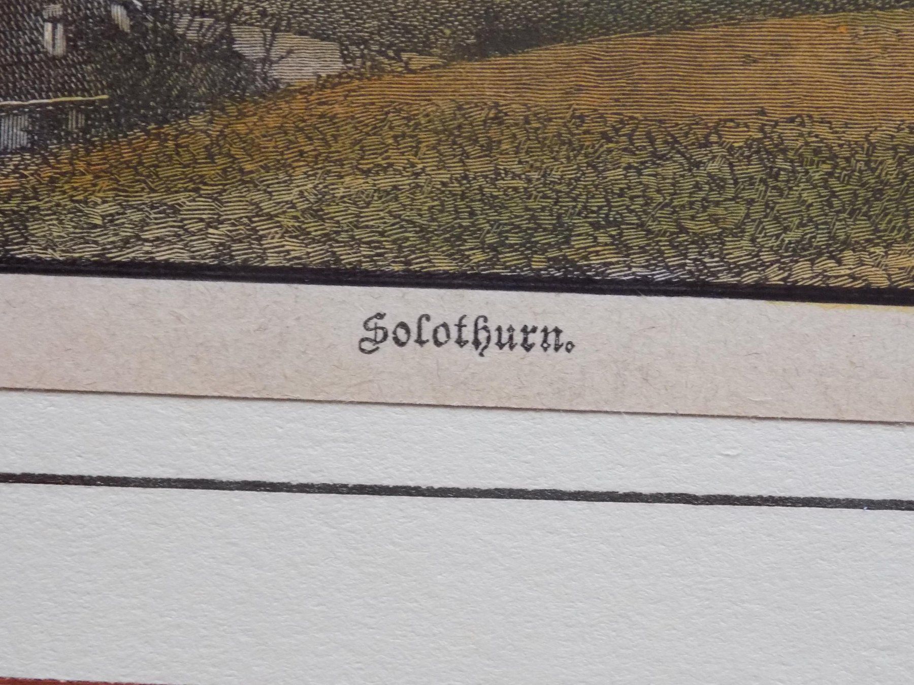 Incisioni: Solothurn koloriert – Usato da Risch venduto da Rischli15 2
