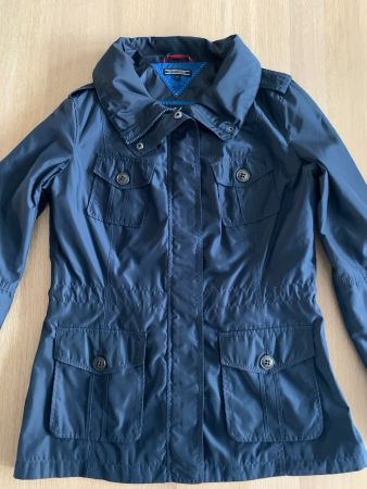 Tommy Hilfiger, Damen Jacke, Dunkelblau, Gr. M
