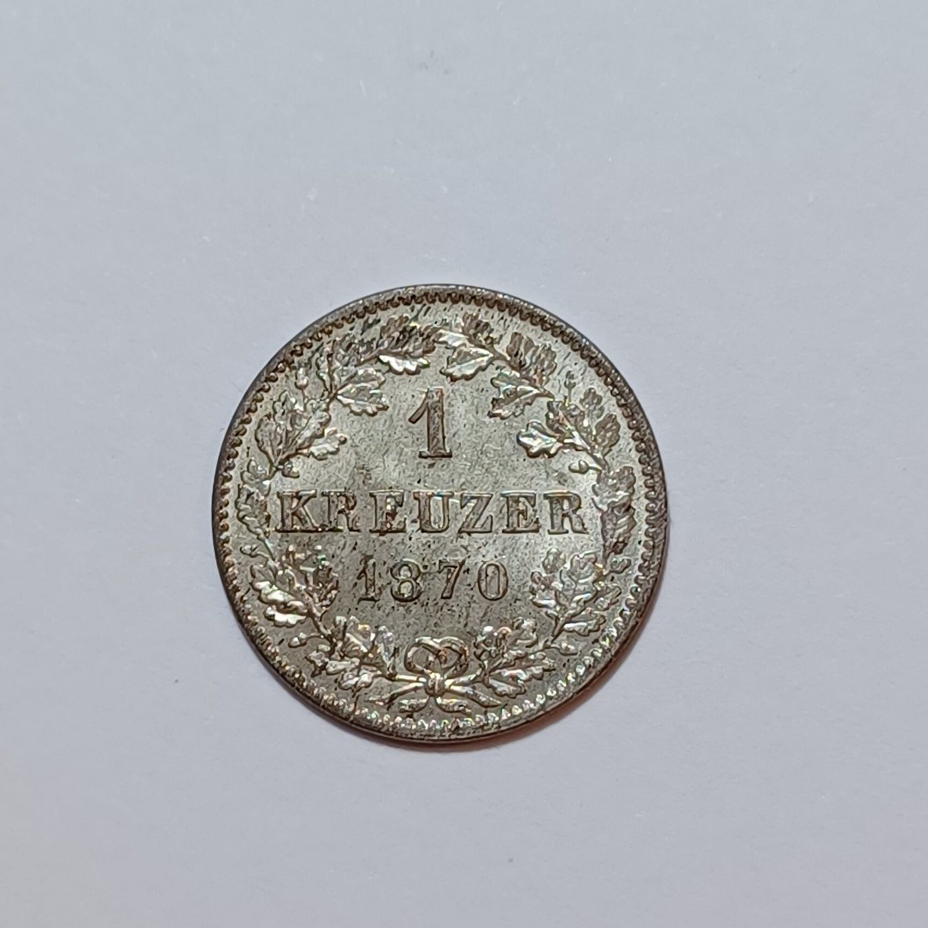 Tutti le monete: 1 Kreuzer 1870 Württemberg unz – Usato da Pfäffikon ZH venduto da Welt_Muenzen