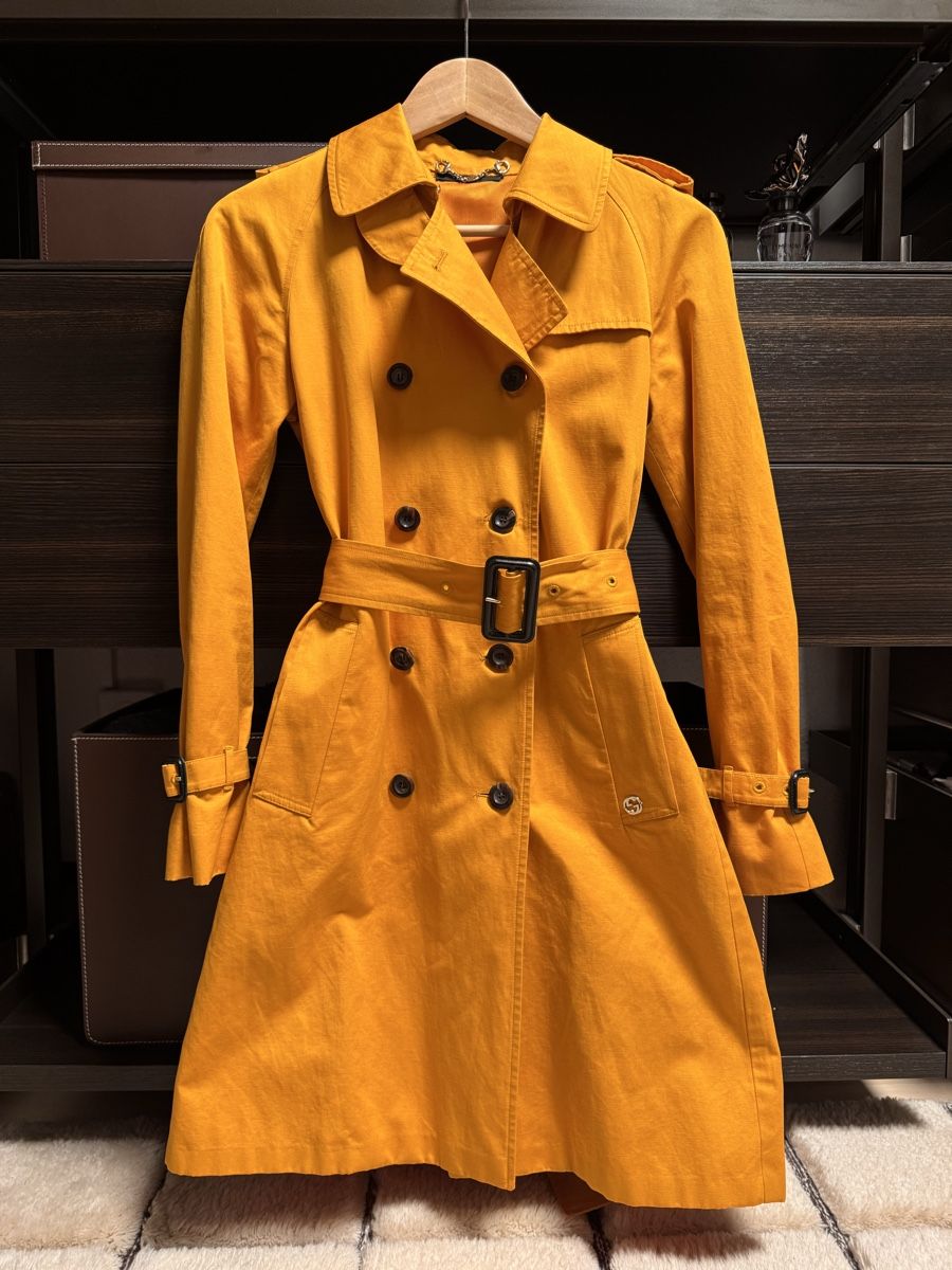 Gucci Cappotti: Gucci Trenchcoat, Grösse ca. 34 – Usato da Wilderswil venduto da Renaissance1