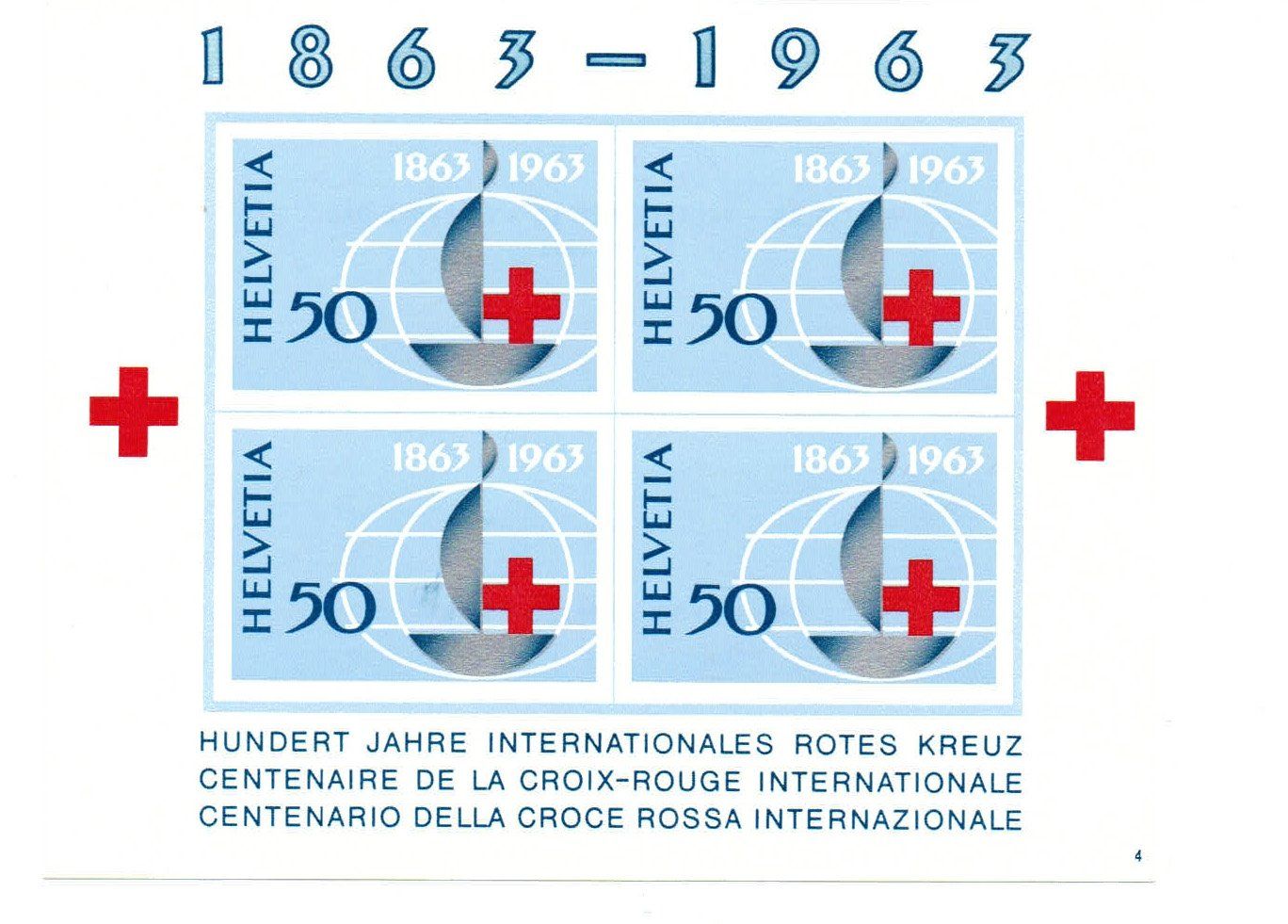 Tutti i francobolli: Centenaire de la Croix-Rouge – Usato da Petit-Lancy venduto da Pimose