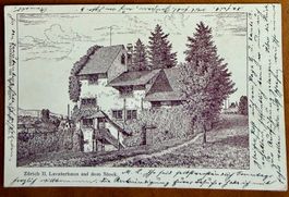 Zürich II - Lavaterhaus auf dem Stock, 1903. Stempel Hedigen