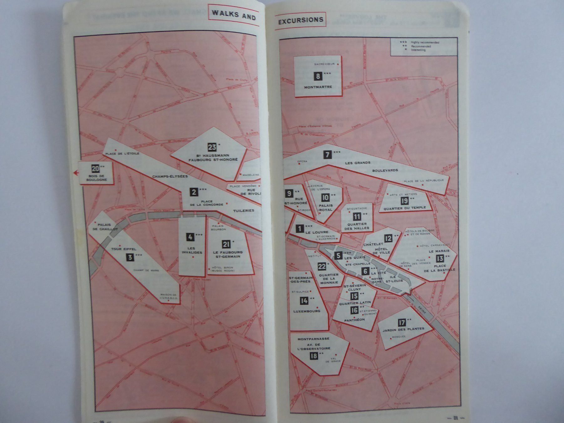 Cartine & Atlanti: Paris Michelin Guide, English Edit. 1967 – Usato da Turbenthal venduto da Panau 2