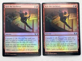 MTG Rob the Archives SNC 122 Englisch Uncommon Foil 2x