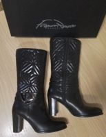 Stiefel Leder schwarz / made in Italy Gr.37 (NP Fr. 320.00)