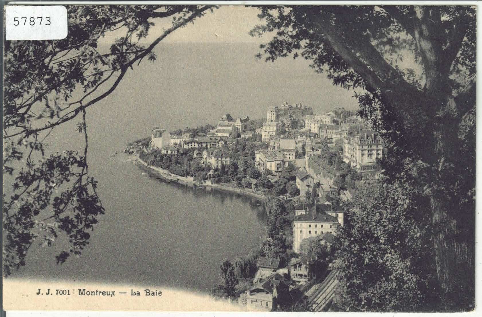 Cartoline postali: Montreux - La Baie – Usato da Ettingen venduto da Kartenplanet