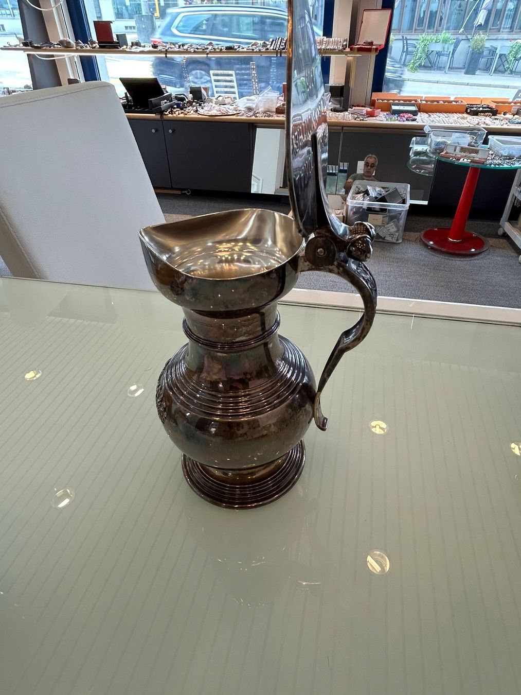 Jezler Sonstiges zum Sammeln & Seltenes: 1 mal 800er Silber Schützen becher 1903 – Gebraucht aus herisau von hb_gold 2
