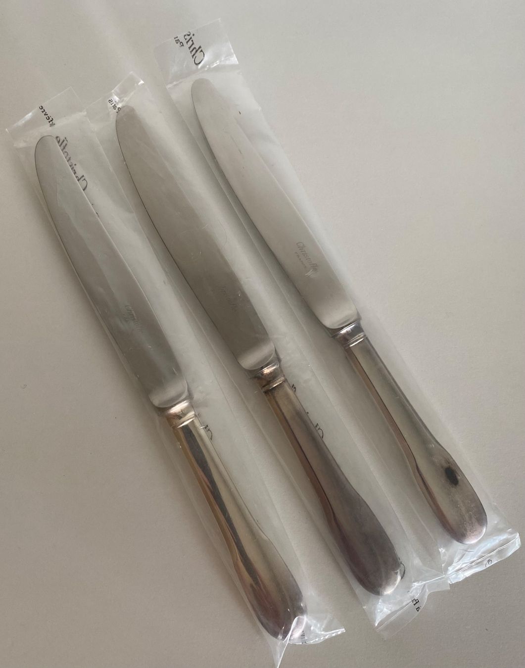 Christofle Messer: Christofle Messer versilbert Original verpackt – Neu und originalverpackt aus Zürich von ves_w6wl 1