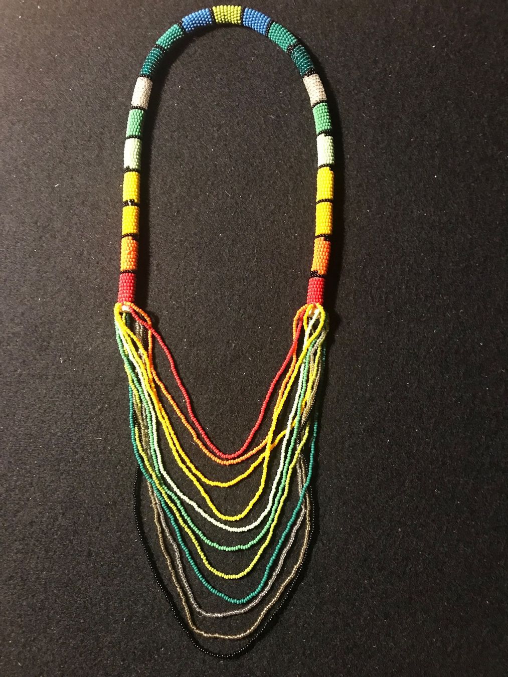 Catenine: Glasperlen Kette Amazonas – Nuovo (secondo la descrizione) da Basel venduto da Michael-Keltoi