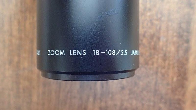 Obiettivi: Objektiv Computar Zoom Lens 18-108/2.5 – Usato da Rickenbach BL venduto da Oktober68 2