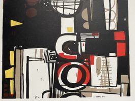Gustav Kurt BECK, Linolschnitt/Grafik signiert 102/135