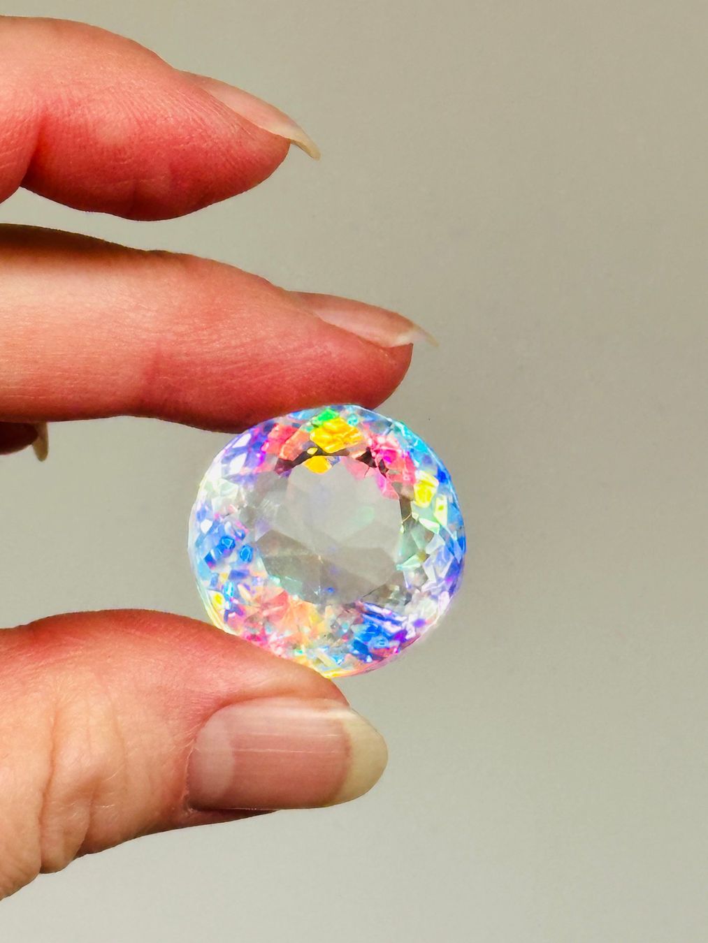 Pietre preziose: 64.80 Ct. Certified Round Cut Mystic – Nuovo e nell'imballaggio originale da Genève venduto da AWWA 3