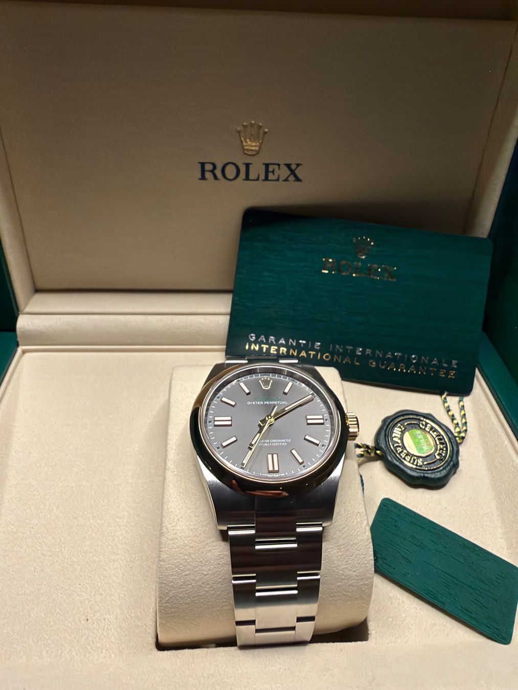 Rolex Orologi: Rolex Oyster Perpetual 41  Ref. 134303 Full Set – Usato da Zürich venduto da wohnbedarf