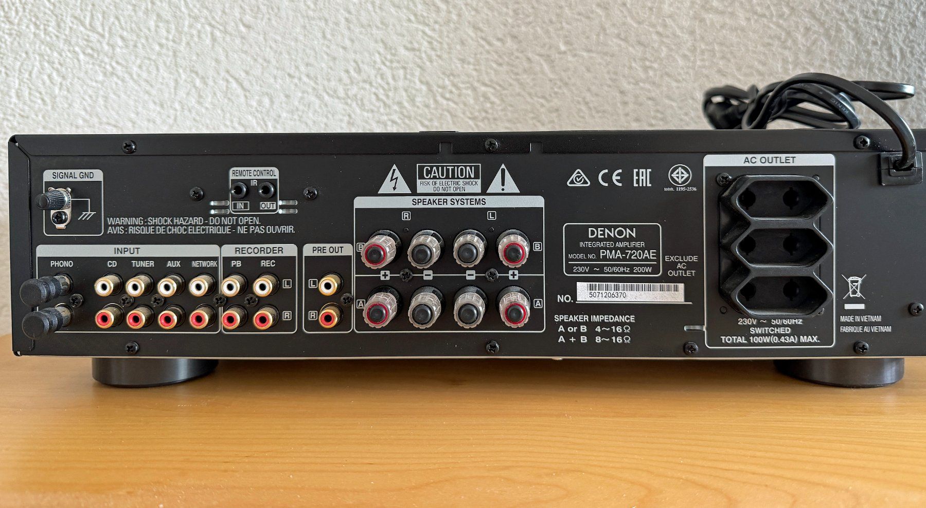 Denon Amplificatori: DENON PMA-720AE Vollverstärker – Usato da Ettingen venduto da bupy 1