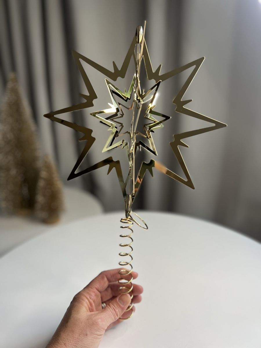Jensen Tutte le decorazioni: Georg Jensen TOP STAR Tree topper  – Usato da Uerikon venduto da Saffagirl 1
