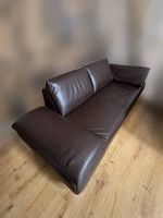Braunes Ledersofa 90cm x 2.14m x 80cm