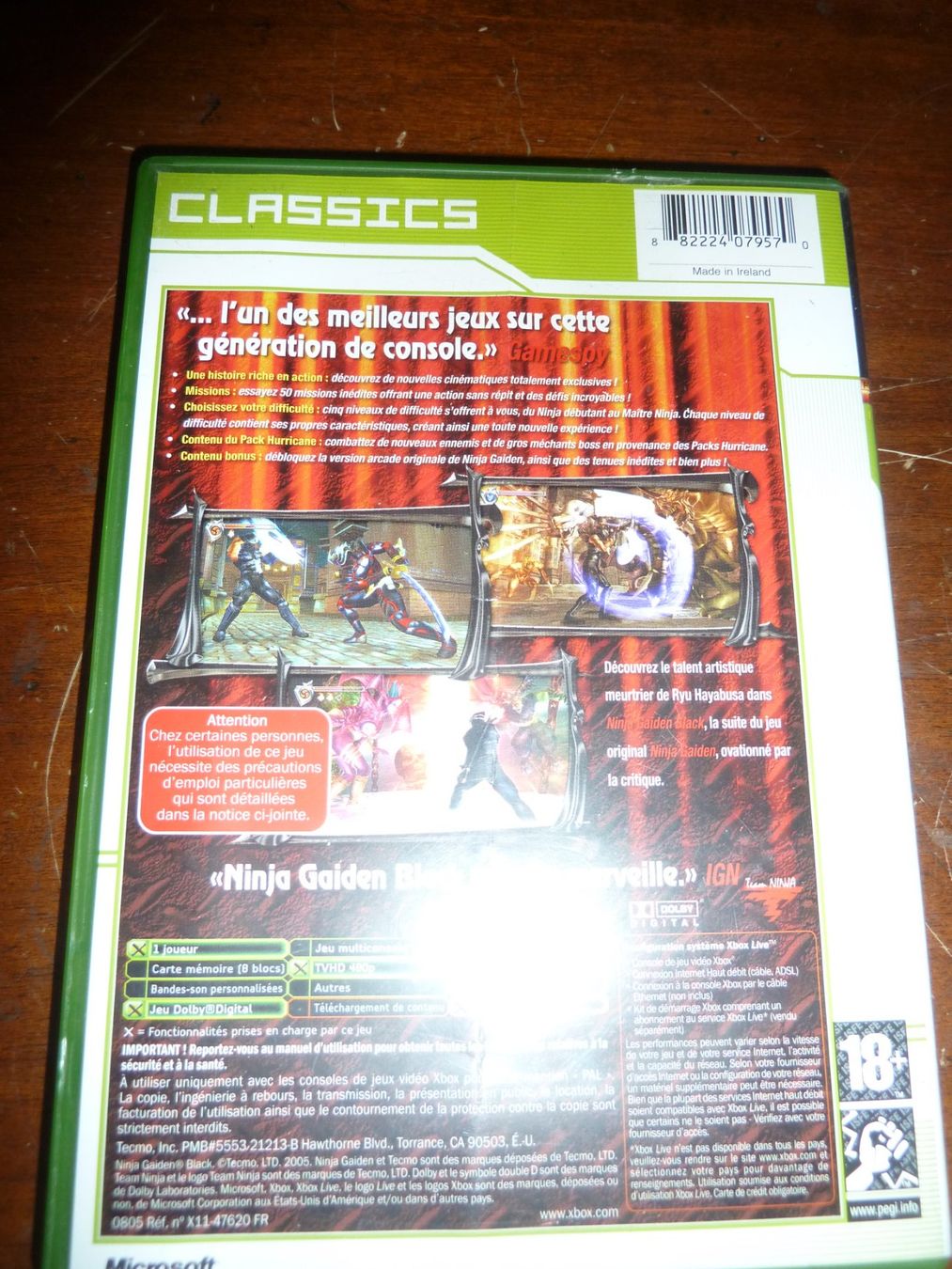 Microsoft Giochi: Ninja Gaiden Black Xbox – Usato da Biel/Bienne venduto da alex-841 1