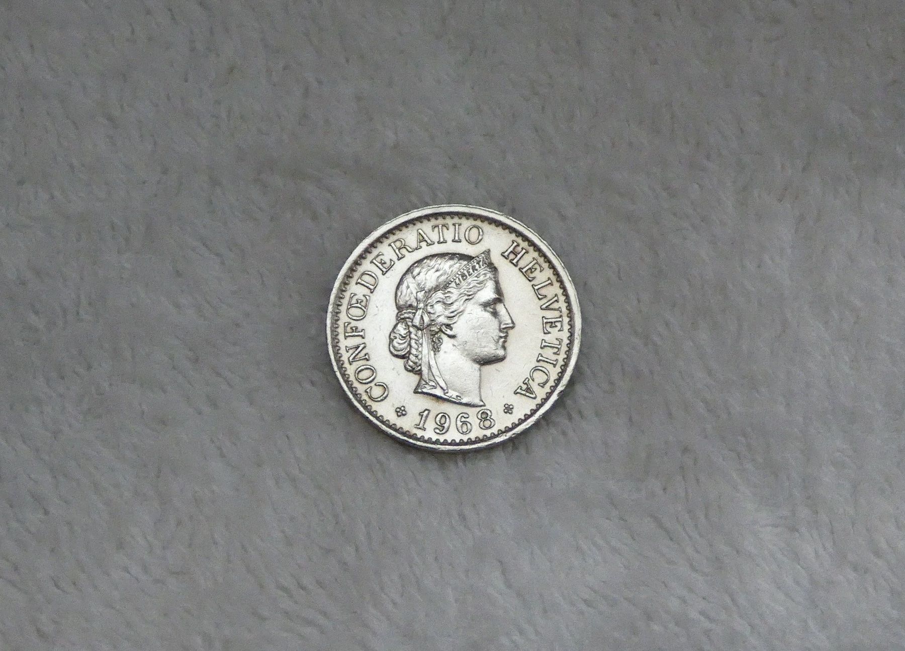Tutti le monete: 10 centimes/rappen 1968 – Usato da Nyon venduto da Ilmi09
