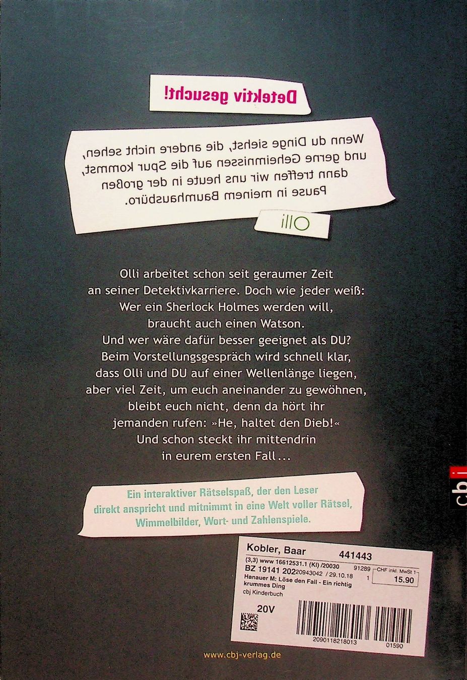 Libri: M. Hanauer Löse den Fall  Ein richtig krummes Ding – Usato da Reitnau venduto da Zaomir 1