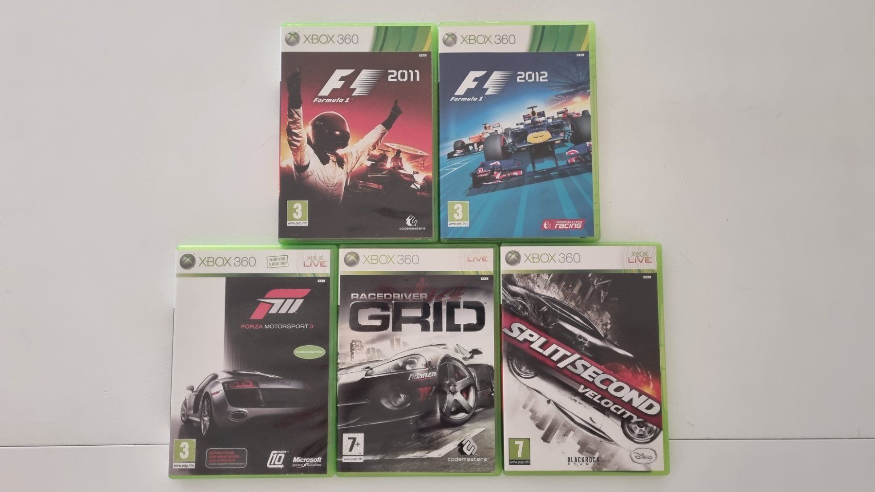 Microsoft Spiele: Xbox 360 F1 Forza Motorsport RaceDriver GRID Split/Second – Gebraucht aus Birsfelden von val_d9c2