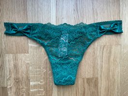 Victoria’s Secret Double Bow Thong S NEW