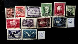 AUTRICHE TIMBRES OBLITÉRÉS  1945-1950. BONNE COTE /T51