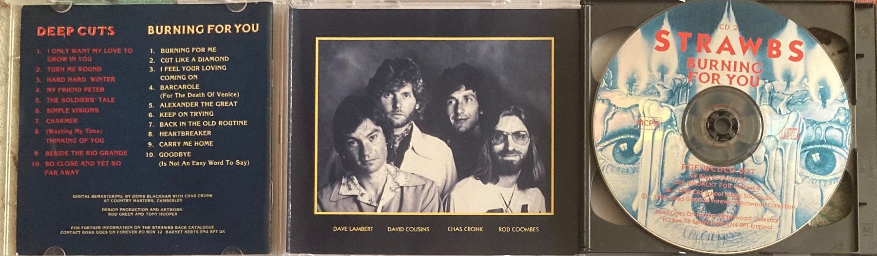 CD: STRAWBS - DEEP CUTS / BURNING FOR YOU – Usato da Poliez-Pittet venduto da Newtown-Records 2