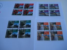 Satz Pro Patria 2006, FDC Satz + 4erblock, 5 Be