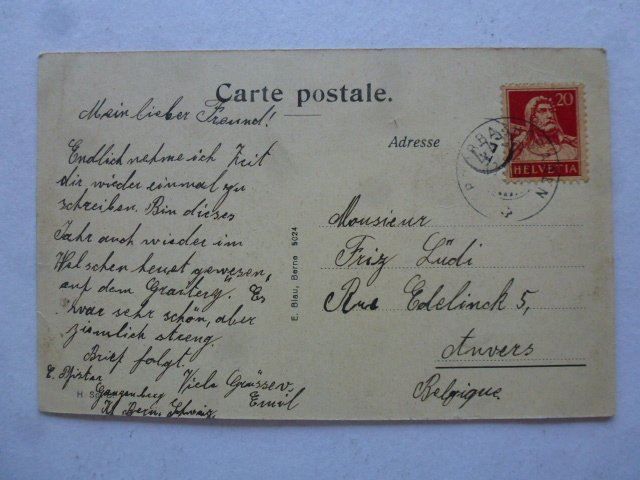 Ansichtskarten: Ansichtskarte Court Vue Generale – Gebraucht aus Walkringen von Casablanca777 1