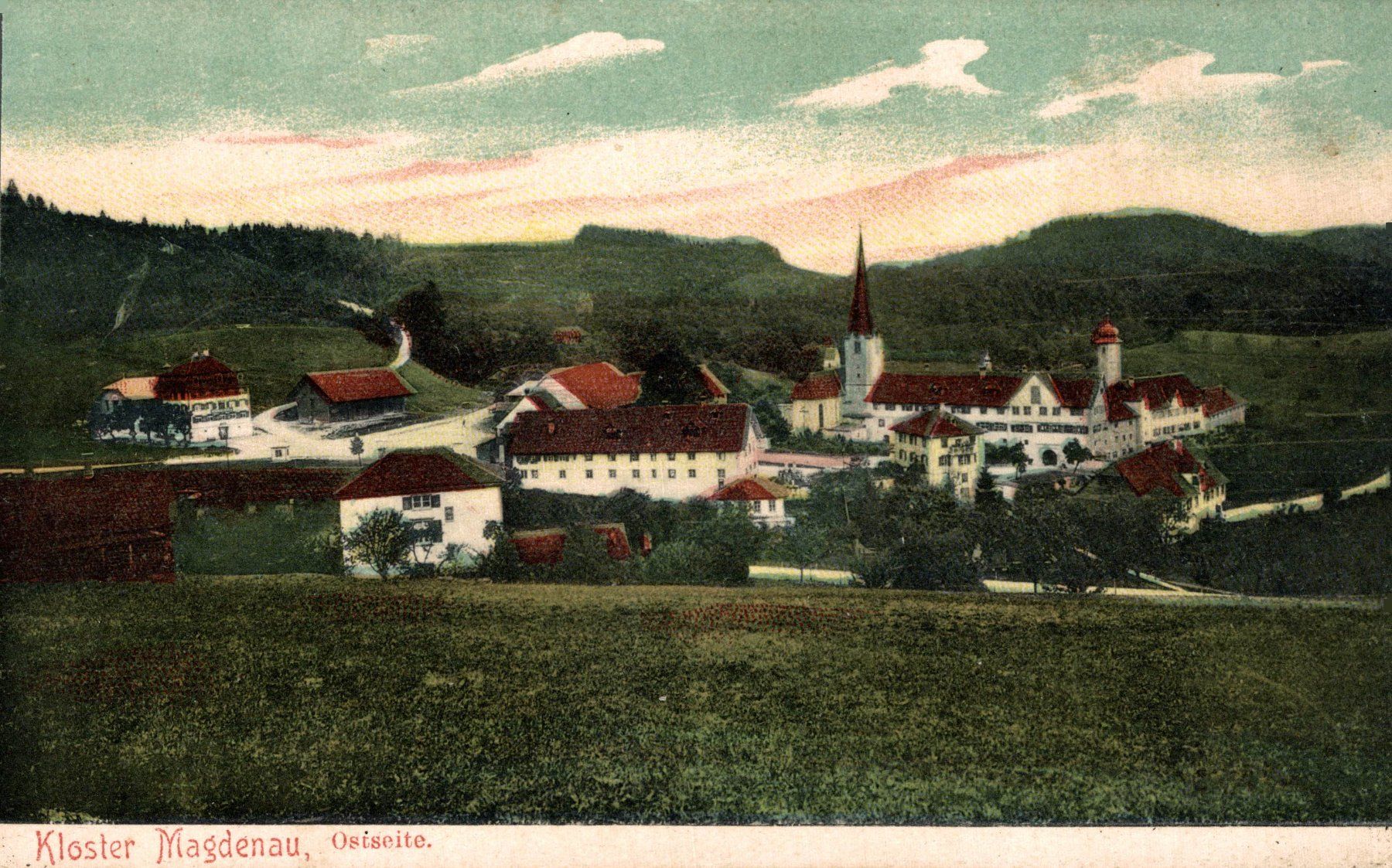Ansichtskarten: Kloster Magdenau, Ostseite – Gebraucht aus Bronschhofen von Astore