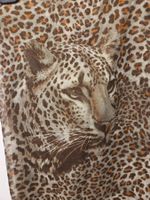 Leichter Leo-Schal / Foulard (Polyester) – Wie neu