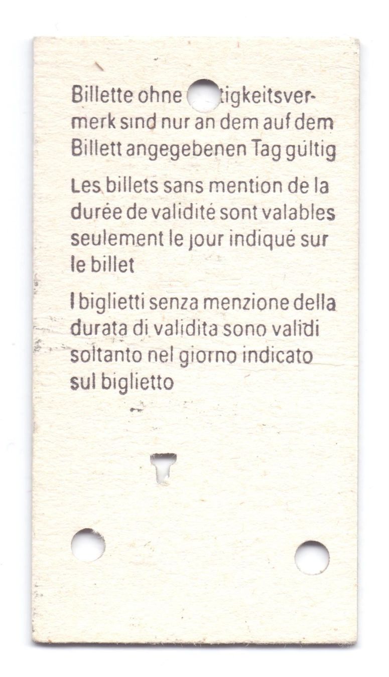 Biglietti: Billette Wengen - Mürren Standseilbahn – Usato da Langenthal venduto da Sammlungs_aus 1