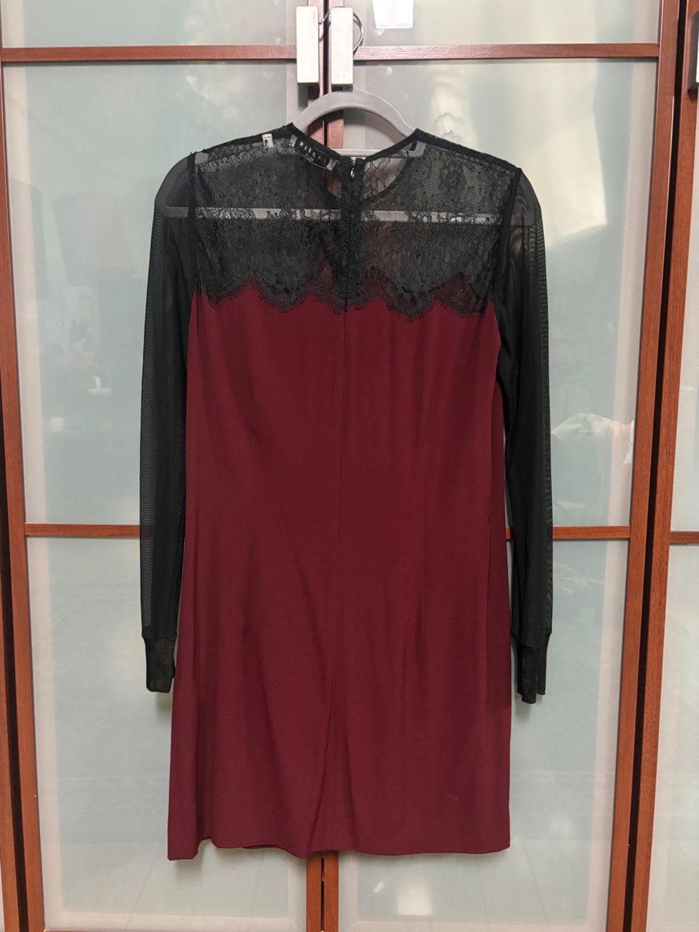 Sandro Vestiti: Sandro dark red lace dress size 2 – Nuovo (secondo la descrizione) da Genève venduto da Bella_909 6