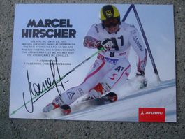 MARCEL HIRSCHER (AUT) SKISTAR AUTOGRAMMKARTE