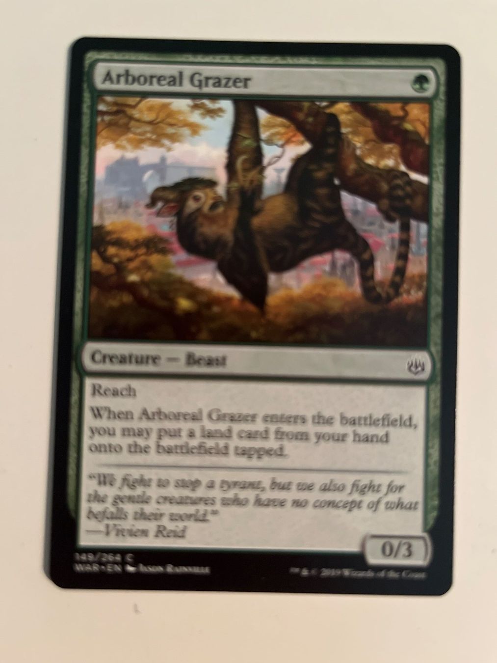 Magic The Gathering Carte collezionabili: 1 x Arboreal Grazer - Magic: The Gathering - MtG – Usato da Kriens venduto da Shadi1980