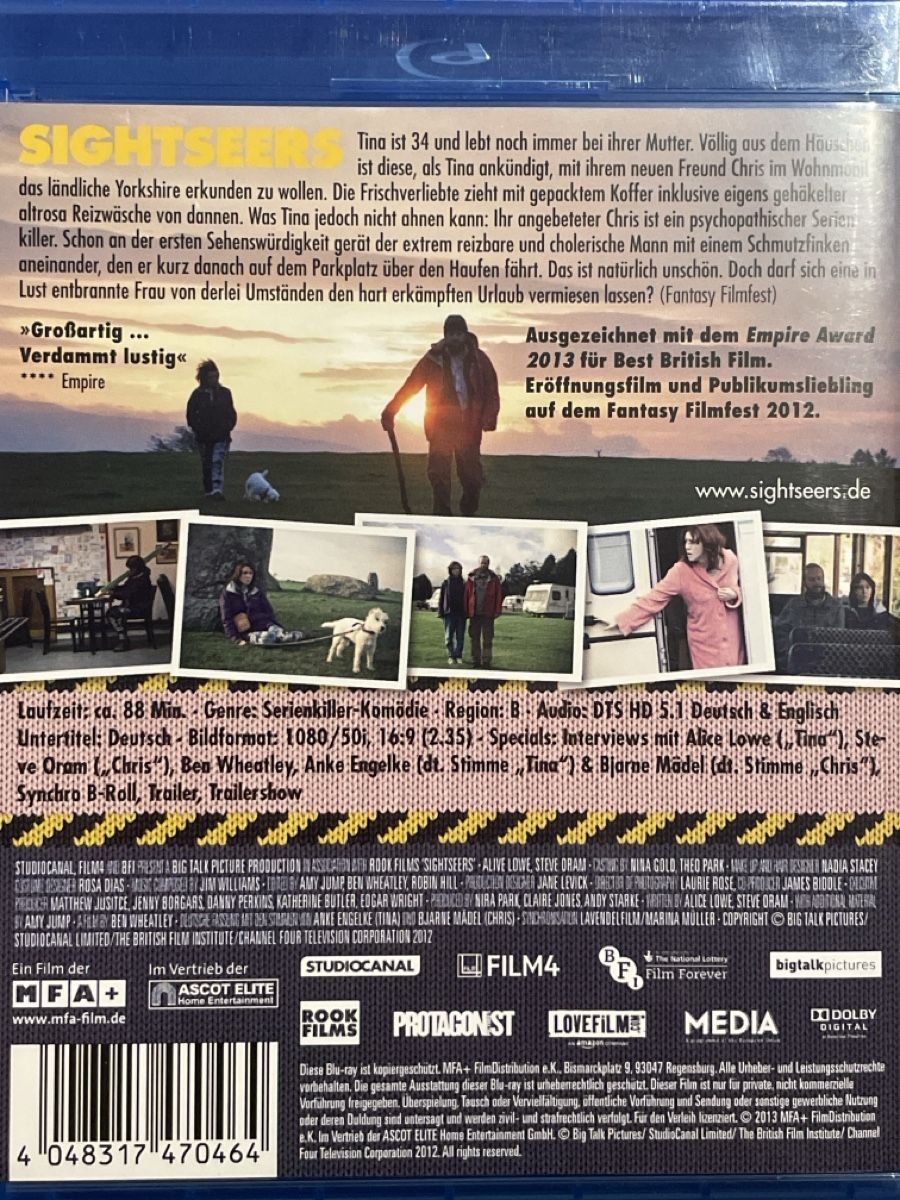 Tutti i DVDs: Sightseers (2012) – Nuovo (secondo la descrizione) da Waldenburg venduto da Gonzo8 1