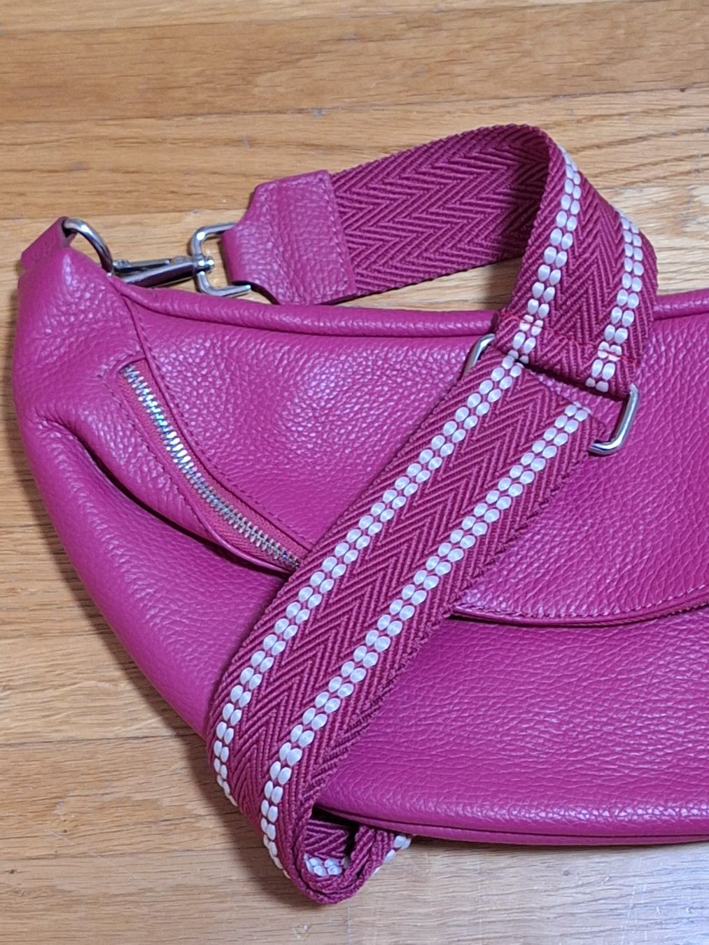 Borse da donna: Gürteltasche XL pink aus Echtleder – Nuovo (secondo la descrizione) da Zimmerwald venduto da fasiwa 4