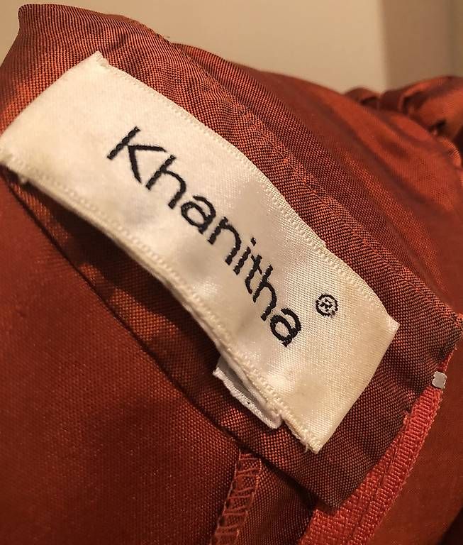 Vestiti: Ballkleid rostfarbig Rohseide – Usato da Zürich venduto da Cds10 3