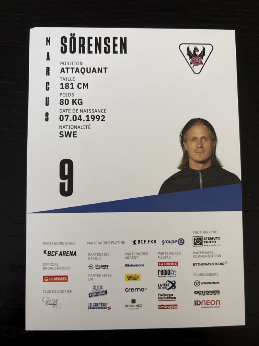 Autografi: Marcus Sörensen Autogrammkarte  - Top Zustand! – Usato da Uetendorf venduto da hoisle 1