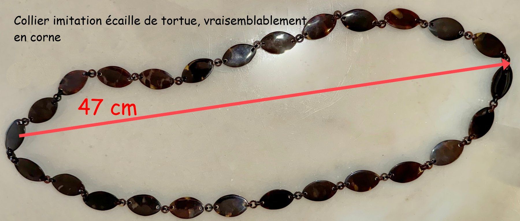 Catenine: Collier imitation écaille de tortue! – Usato da Onex venduto da Tonihart