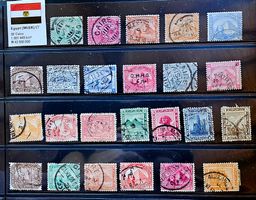 EGYPTE lot timbres anciens - à voir !