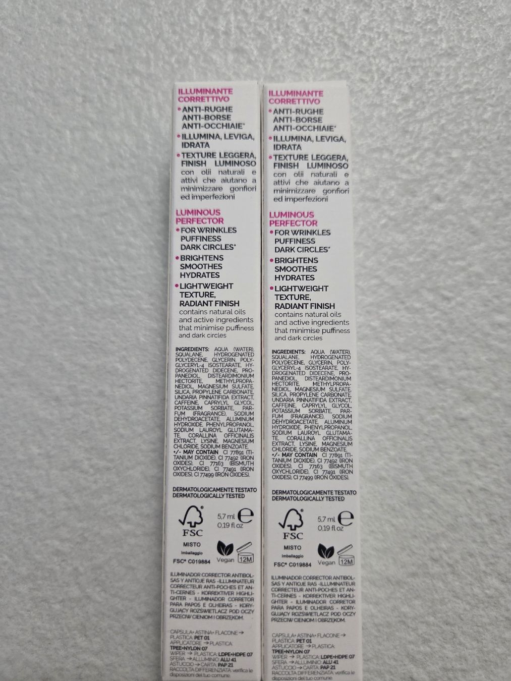 Make-up: 2 neu Overskin Veralab wake up cool concealer – Nuovo e nell'imballaggio originale da bellinzona venduto da zeus6535 2